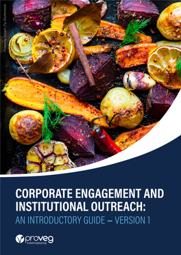 Corporate Engagement and Institutional Outreach