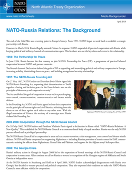 NATO-Russia Relations: the Background