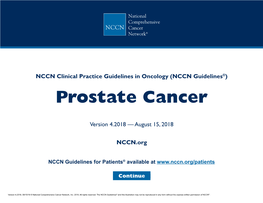 Prostate Cancer