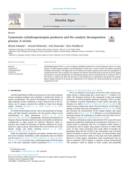 Cyanotoxin Cylindrospermopsin Producers and the Catalytic Decomposition T Process: a Review