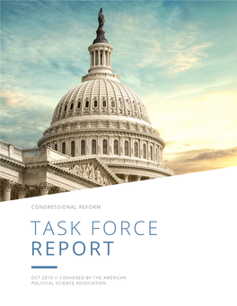 Congressional Reform Task Force Report