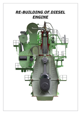 Re-Building of Diesel Engine R E-Building of Diesel Engine