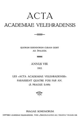 Academiae Velehradensiís