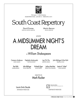 A Midsummer Night's Dream