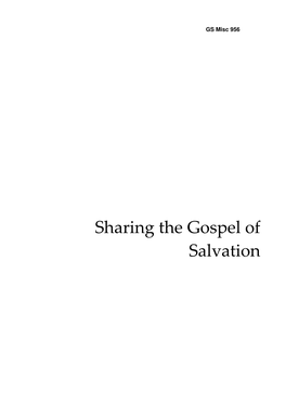 Sharing the Gospel of Salvation