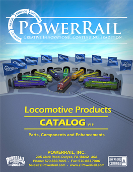 Locomotive Products CATALOG