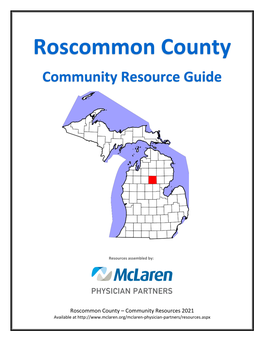 Roscommon County Community Resource Guide