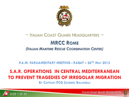 Italian Coast Guard Headquarters Slide 1 of 33