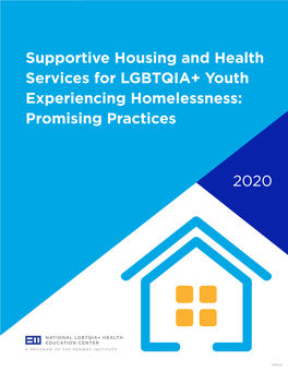 Supportive Housing and Health Services for LGBTQIA+ Youth Experiencing Homelessness: Promising Practices