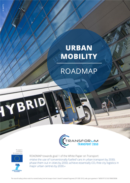 Urban Transport ROADMAP