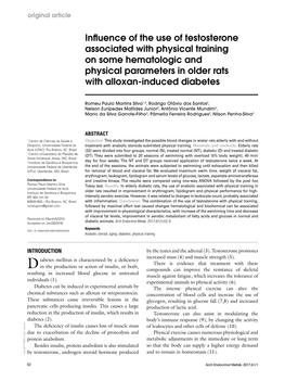 Influence of the Use of Testosterone Associated with Physical