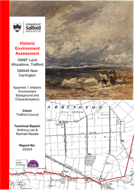 New Carrington Historic Environment Assessment Appendix 1
