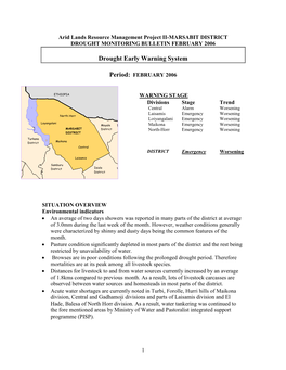 Drought Early Warning System