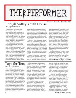 Lehigh Valley Youth House Toys for Tots