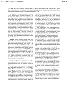 Lunar Mare Volcanism in the Eastern Nearside Inferred from Clementine Uvvis Data