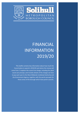Council Tax Leaflet 2019-20