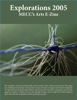 Explorations 2005 MECC’S Arts E-Zine