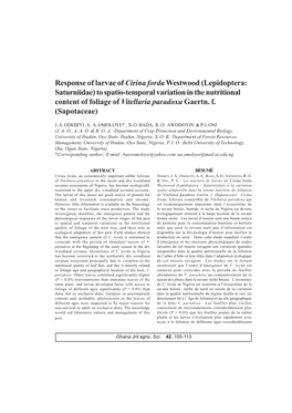 Response of Larvae...Odebiyi.Pmd