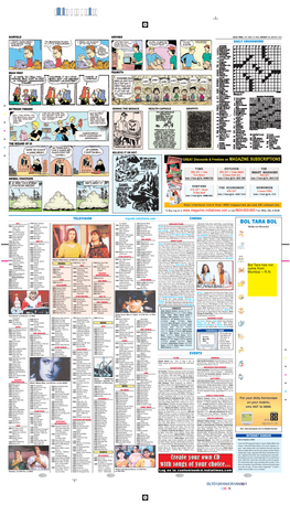 Page 1 CMYK DAILY CROSSWORD DD I 0900 Pravasiya Bhartiya Divas