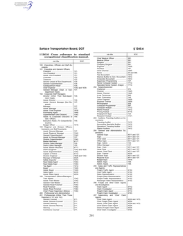 Surface Transportation Board, DOT § 1245.6