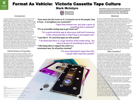Introduction a Brief History of Cassettes