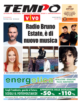 Radio Bruno Estate, È Di Nuovo Musica