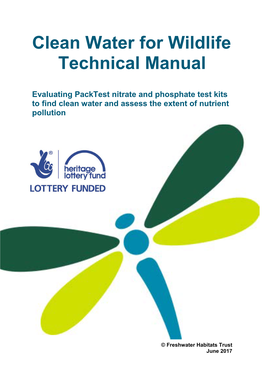 Using the Clean Water for Wildlife Nitrate and Phosphate Test Kits