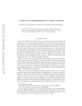 A Note on Automorphisms of Finite $ P $-Groups