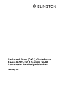 Charterhouse Square (CA09), Hat & Feathers (CA26) Conservation Area Design Guidelines