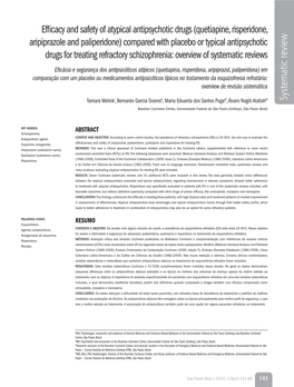 Efficacy and Safety of Atypical Antipsychotic Drugs