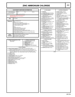 Zinc Ammonium Chloride Zac