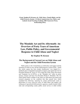 Mondale Act After Forty Years (True)