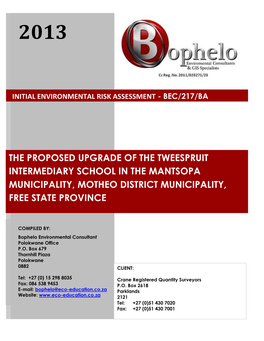 BEC217BA- Tweespruit