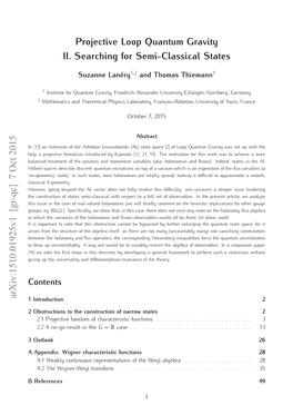 Projective Loop Quantum Gravity II. Searching for Semi-Classical States