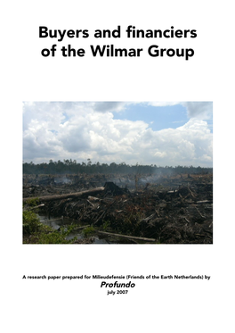 Buyers and Financiers of the Wilmar Group