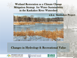 Wetland Restoration As a Climate Change Adaptations