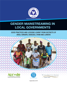 Gender Mainstreaming in Local Governments