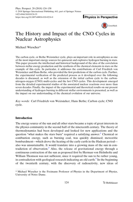 The History and Impact of the CNO Cycles in Nuclear Astrophysics
