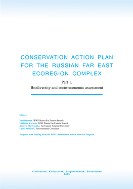 CONSERVATION ACTION PLAN for the RUSSIAN FAR EAST ECOREGION COMPLEX Part 1