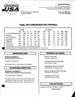 1997 Conference Usa Football
