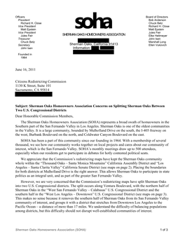 SOHA Letter Redistricting 16Jun2011