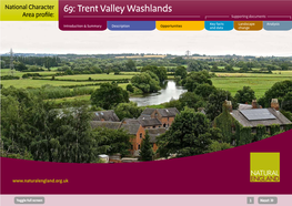 69: Trent Valley Washlands Area Profile: Supporting Documents
