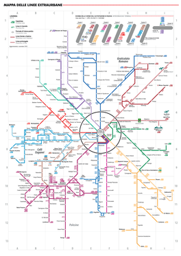 MAPPA DELLE LINEE EXTRAURBANE a B C D E F G H I