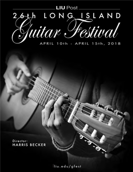 2018 Long Island Guitar Festival Program Book