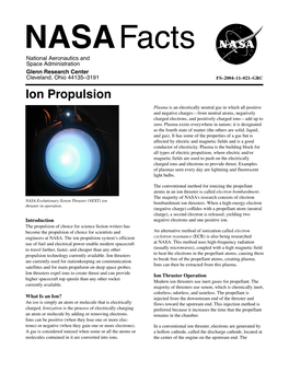 Ion Propulsion