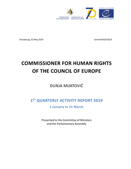 Commissioner for Human Rights of the Council of Europe