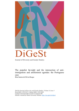 The Populist Far-Right and the Intersection of Anti- Immigration and Antifeminist Agendas: the Portuguese Case Rita Santos & Sílvia Roque