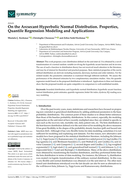 On the Arcsecant Hyperbolic Normal Distribution. Properties, Quantile Regression Modeling and Applications