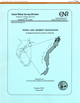 PEORIA LAKE SEDIMENT INVESTIGATION by Misganaw