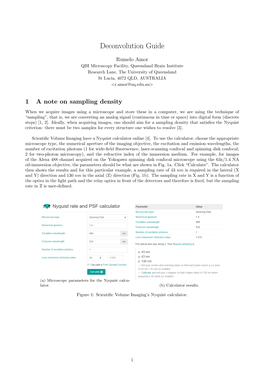 Deconvolution Guide